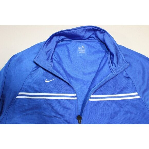 Men Nike Warm Up Rio Soccer Track Full Zip Jacket XL Blue Running Training 14851 - Picture 3 of 7